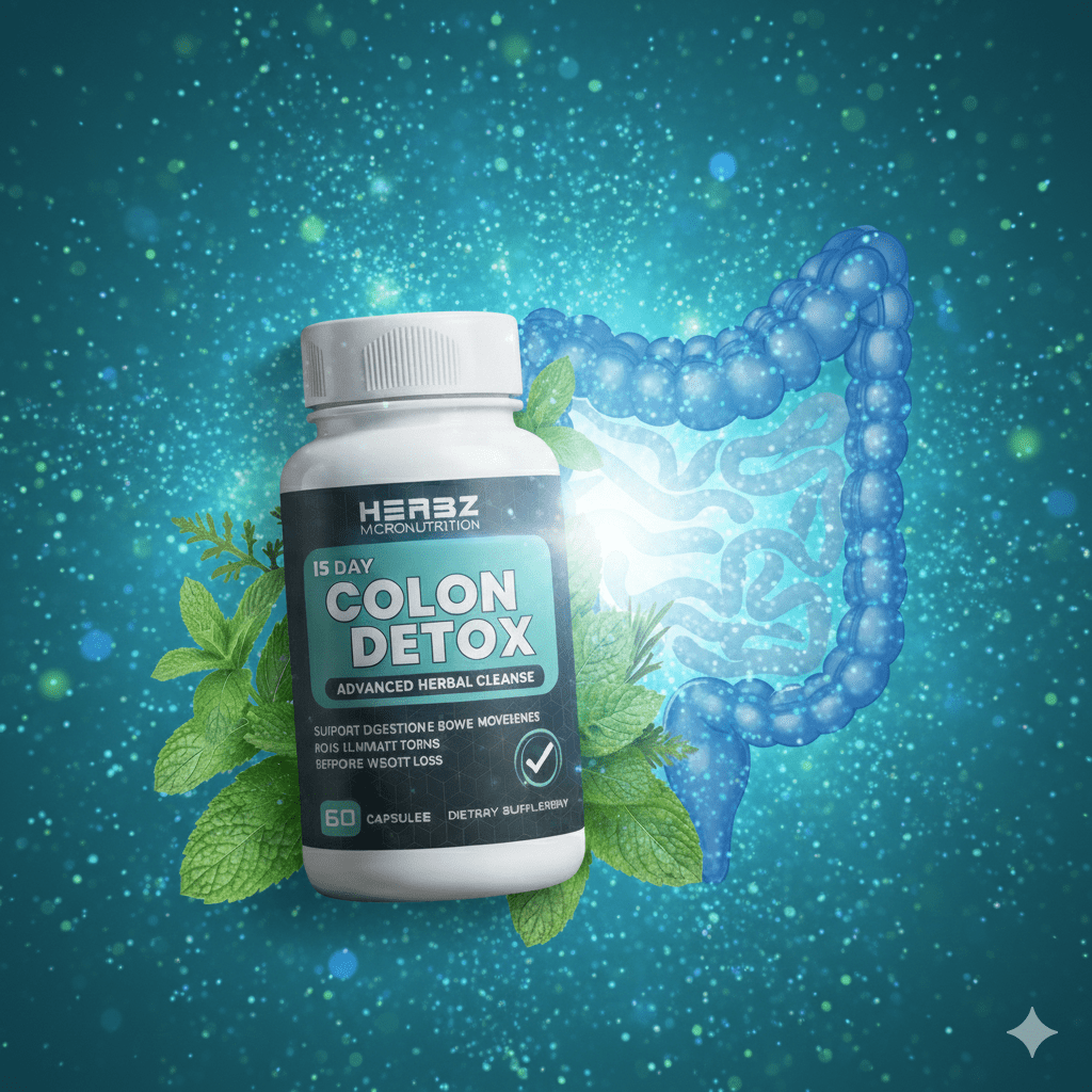 Colon Detox naturel pour nettoyer le côlon, éliminer les toxines et améliorer la digestion. Livraison rapide partout en Tunis